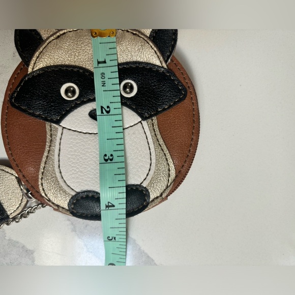 Relic racoon coin purse cute keychain purse charm - Picture 4 of 6